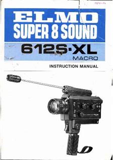 Elmo 612 S-XL manual. Camera Instructions.
